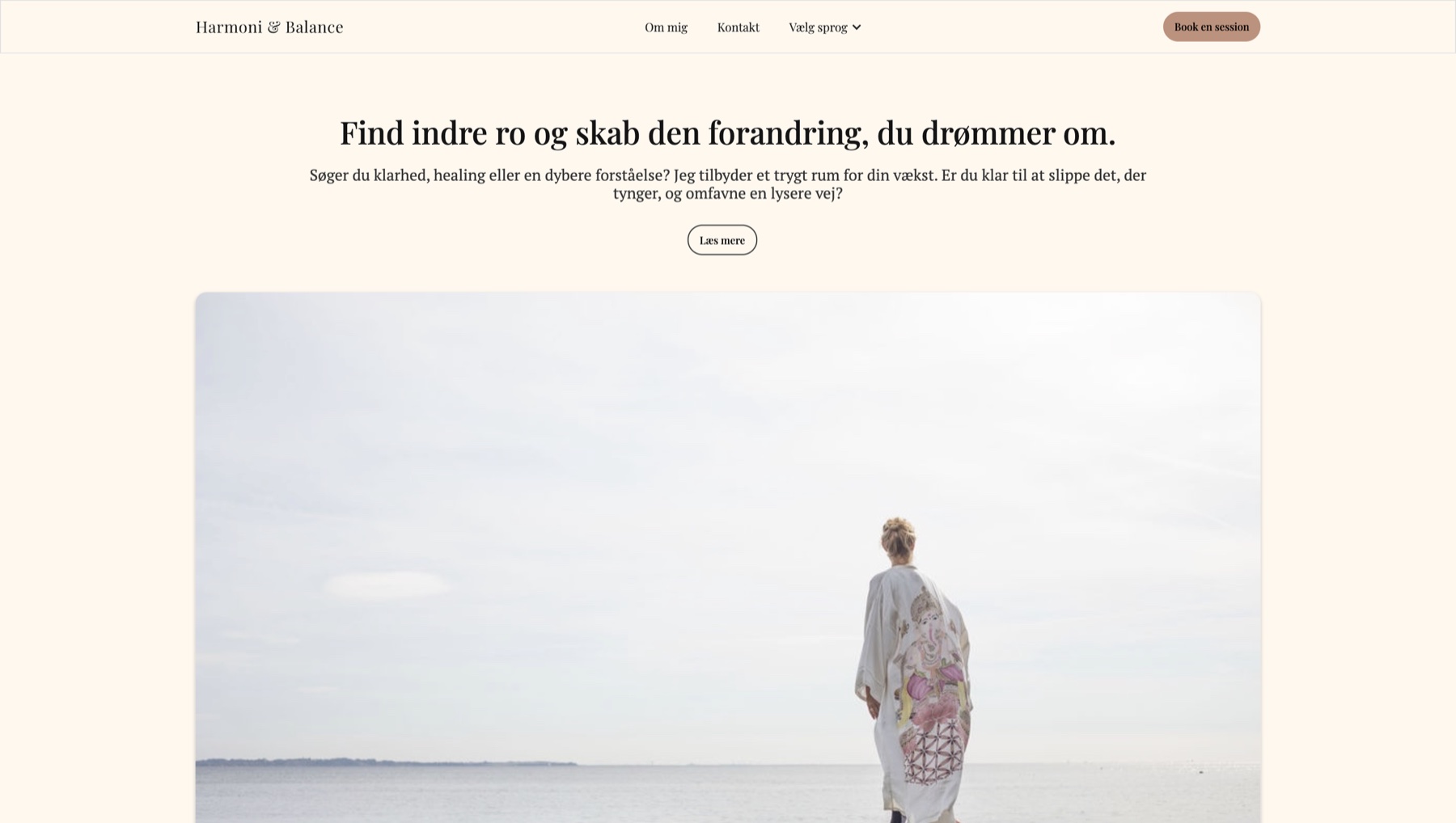 Harmoni & Balance website