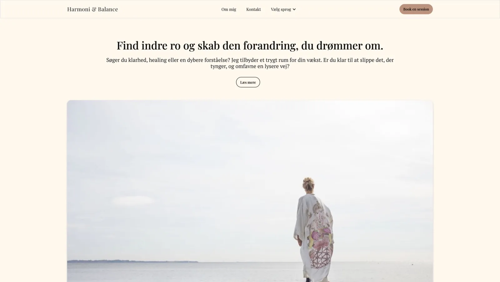 Harmoni & Balance website